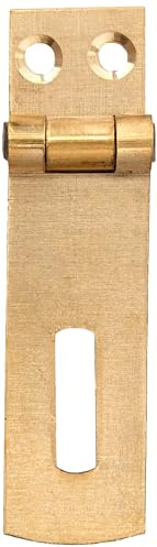 Merriway BH02551 Solid Brass Safety Hasp and Staple, 50mm (2 inch)