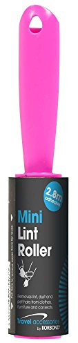 Korbond Mini-Fusselroller, 16 cm, Mehrfarbig