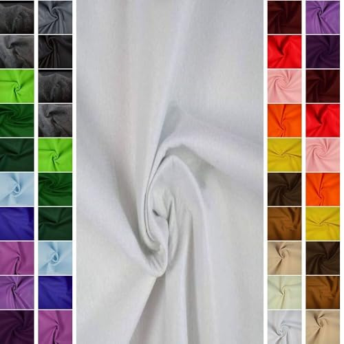 StoffBook WEIß PREMIUM FILZSTOFF 2MM-ÜBERBREITE 180CM FILZBASTELN WEICH STOFF, B497