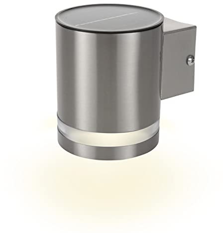 Smartwares Luz de pared solar GWS-003-DS – Energía solar – Lámpara LED