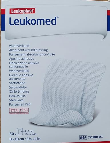 Leukomed 72380-01 Pflasterverbände, 8 cm x 10 cm (50-er pack)