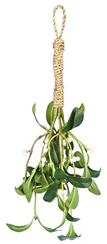 FloristryWarehouse artificial silk Mistletoe bunch 35cm (14 inch) Kissing plant