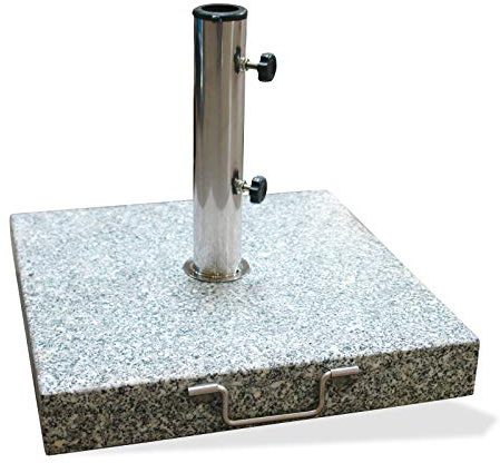 DEMA Sonnenschirmständer 45x45 Granit grau 38 kg