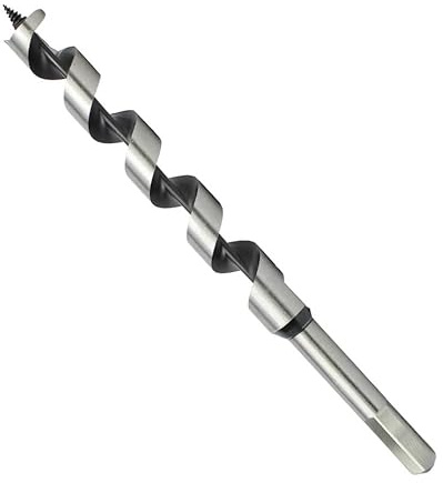 Weischer® - Schlangenbohrer 16 x 600 mm | Holzbohrer Spiralbohrer | 6-Kant-Schaft | Gewindespitze für präzise Bohrung | Weich- & Hartholz | stabiler & bruchfester Bohrer