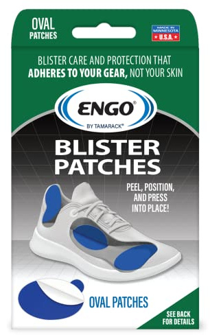 ENGO Blister Prevention Patches Oval Patches (Starter, 6, Count)