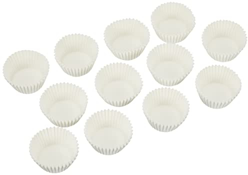 Zenker Mini pirottini per muffin, carta bianca, confezione da 1, 240 unità
