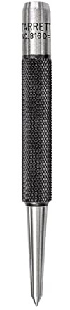 Starrett 816D Prick Punch, 4 Length, 5/32 Tapered Point Diameter