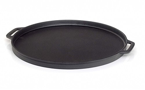 Vcitor CW910 34cm Round Griddle, Cast Iron, Pre-Seasoned