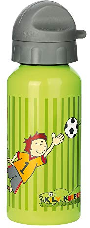 SIGIKID 23795 Trinkflasche Killy Keeper Mädchen und Jungen Kinder-Flasche empfohlen ab 3 Jahren grün/grau 400ml
