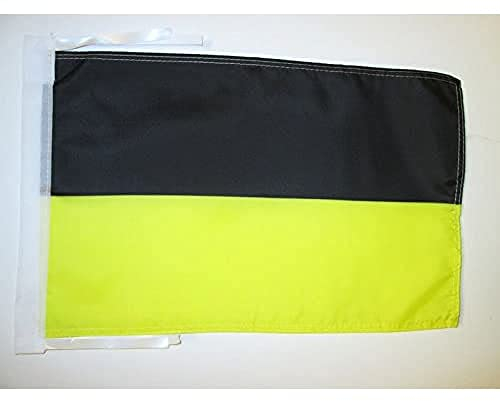 AZ FLAG Bandiera Casciubi Di Polonia 45x30 cm - Bandierina Casciubo 30x45 cm Cordicelle