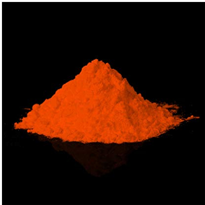 lumentics Nachleuchtpulver Orange 40 g - Selbstleuchtende Farbpigmente, UV Farbpulver, Nachleuchtpigment (Sulfit)