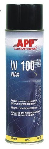 Unterbodenschutz W100 auf Wachsbasis anthrazit 500ml Spray APP