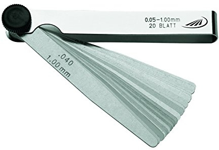 helios_preisser Fühlerlehre 21 Blatt 0,05-2,00 mm 100 mm, 0606133