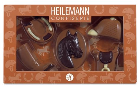 Heilemann Geschenkverpackung Pferde Edelvollmilch, 100g