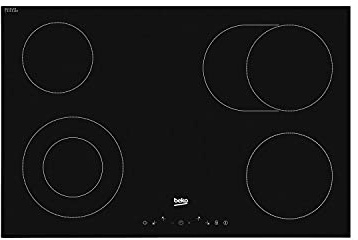 Beko HIC 84401 - Piastra in ceramica integrata, 7400 W, colore: Nero