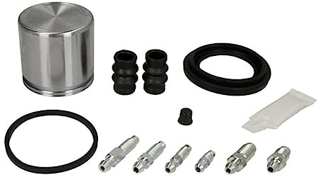 AUTOFREN SEINSA D41086C Bremssattel-Reparatursatz Vorne Kompatibel mit VW Golf 7 Schrägheck 5G1, BQ1, BE1, BE2 Passat Variant 3G5, CB5 Golf 7 Variant BA5, BV5 T-Roc A11, SKODA Octavia III Combi 5E5 | D41086C passend für A1 A3 Q2 Q3 TT