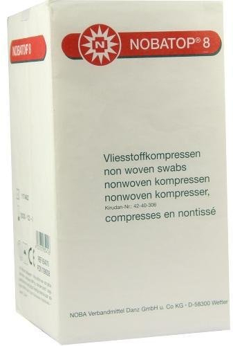 NOBATOP 8 Kompressen 10x10cm unsteril 200 St