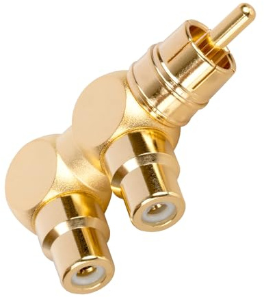 AudioQuest adapter - RCA male to two RCA female - hard assembly