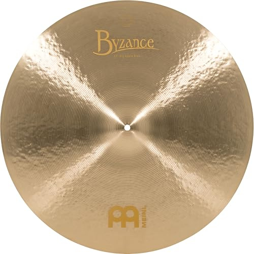Meinl Cymbals Byzance Jazz Plato B. A. Ride de 22 pulgadas (55,88cm) Platillos de Batería - Bronce B20, Acabado Tradicional (B22JBAR)