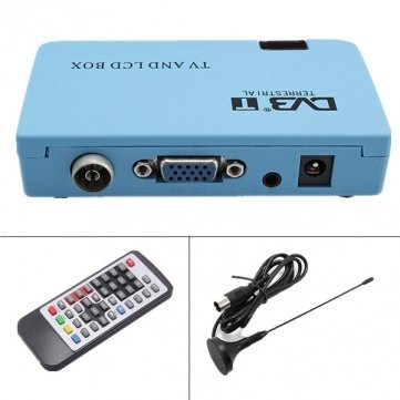 Pakhuis Digital TV Box LCD/CRT VGA/AV Tuner DVB-T FreeView Receiver