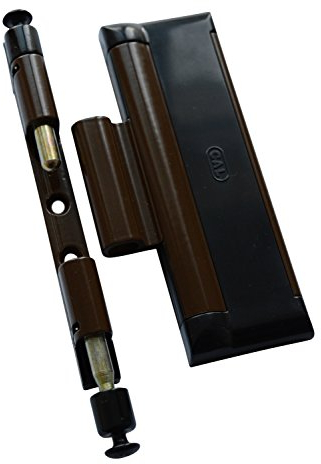 CAL DOUBLEX XL, para seguridad de puerta y ventana, protección contra robos, cerradura de ventana - 2 pestillos de acero