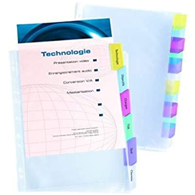 Elba 100204587 Trennblatt, A4, farblos