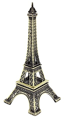sourcing map Frankreich Paris Eiffelturm Metall Ständer Modell Miniatur Decor 15cm hoch de