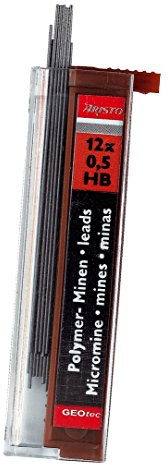 Aristo Feinminen Polymer 0.5 HB, eine Dose mit 12 Minen