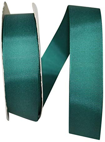 Reliant Ribbon Grosgrain Style Ribbon, 1-1/2 Inch X 50 Yards, Hunter Green