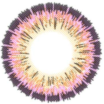 Matlens – EOS Farbige Kontaktlinsen mit Stärke pink rosa Big eyes Cats eyes circle lenses 2 Linsen 1 Kontaktlinsenbehälter 1 Pflegemittel 50ml