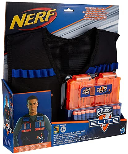 NERF Hasbro A0250148 - N-Strike Elite Battle Weste, Zubehör