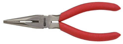 KS Tools 115.1324 Pince à bec demi-rond standard 200 mm