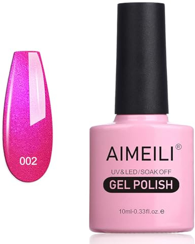 AIMEILI UV LED Gellack Gel Nagellack Schimmer rot Gel Polish - Tutti Fruiti (002) 10ml