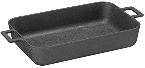 SKEPPSHULT - Ofenform - Noir - Gusseisen - einsetzbar auf Allen Herdarten 30 x 20 x 10,2 cm | 0 x 20 x 10,2 cm