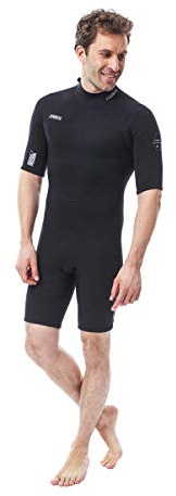 Jobe Combinaison en néoprène Atlanta Shorty pour Homme, 2 mm, Multicolore, Taille M