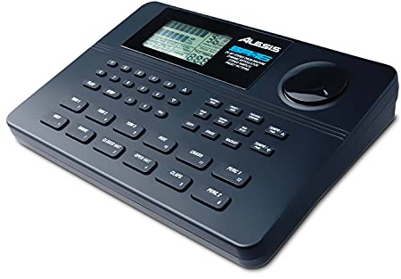 Alesis SR16 Classic Drum Machine mit 12 anschlagsdynamische Pads, 233 Studiodrum / Perkussionsounds und 50 Presetpattern