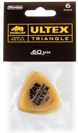 JIM DUNLOP Plektrum Ultex Triangel 0,60mm 12 Stück
