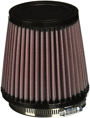 K&N RU-2790 KFZ und Motorrad Gummi Universalluftfilter Rot | 89mm Flansch, 117mm Untendurchmesser, 89mm Obendurchmesser, 114mm Höhe (RU-2790)