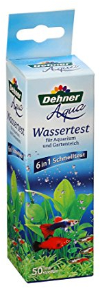 Dehner Aqua Wassertest für Aquarium und Gartenteich, 50 Teststreifen, 1 Stück (1er Pack)