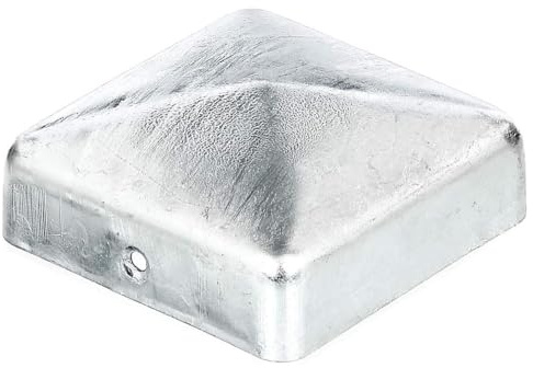 Alberts 843038 Pfostenkappe für Holzpfosten | flache Form | feuerverzinkt | 70 x 70 mm | 10er Set