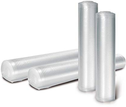 Fresherpack 28cm x 12 metre Roll BPA Free - Made in Italy- Vacuum Food Sealer Embossed Rolls (2X Rolls Each 6m Long)