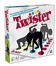 Hasbro Gaming Twister, Geschicklichkeitsspiel für Kinder & Erwachsene, Familienspiel, Partyspiel, lustiges Spiel für Kindergeburtstage, 2-4 Personen, ab 6 Jahren