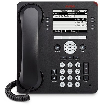 Avaya 700480585-9608IP Deskphone, VoIP-Telefon, H.323, SIP, 8Leitungen (Zertifiziert und Generalberholt)