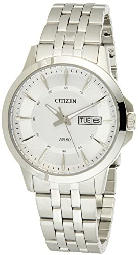 Citizen uomo-Orologio da polso al quarzo in acciaio inox BF2011-51AE