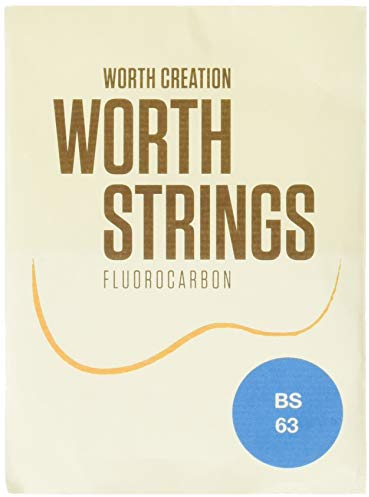 Worth Strings, Ukulelen-Saiten, Brown Fluoro-Carbon, für Tenor-Ukulele, Heavy (0.0224-0.0291-0.0319-0.0260)