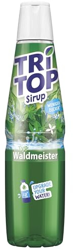 TRi TOP Waldmeister Sirup - Kalorienarm, weniger Zucker, 600 ml