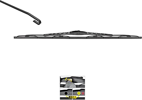 VALEO Silencio Wischer - VM11 - Ganzjahres-Wischer langlebig und widerstandsfähig für konventionelle Windschutzscheibenwischer 550mm - Vorne - Beinhaltet: 1 Wischblatt - 574136