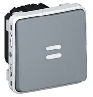 Interrupteur Temporisé à Voyant Composable/Gris