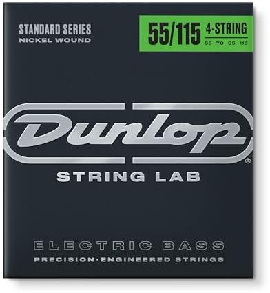 JIM DUNLOP - DBN55115 - Bass-Saiten - Nickel Wound Bass Guitar Nickel 55-115