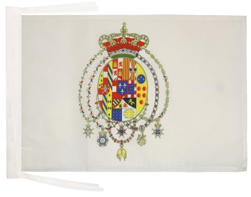 AZ FLAG Bandiera Regno delle Due Sicilie 1816 45x30 cm Cordini | Uso interno ed esterno bandiera decorativa siciliana doppie cuciture e bordi rinforzati poliestere 100D